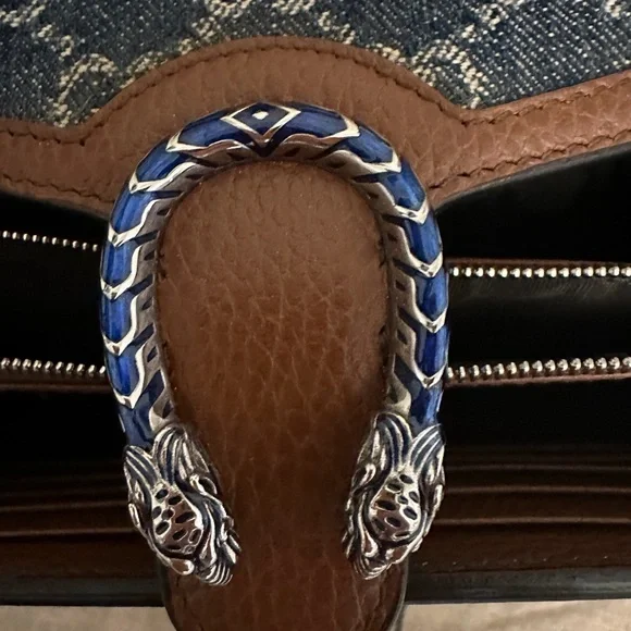 Gucci DionysusDenim Chain Shoulder Bag - Picture 3 of 7